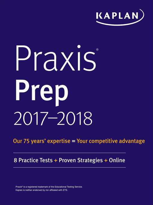 Cover image for Praxis Prep 2017-2018